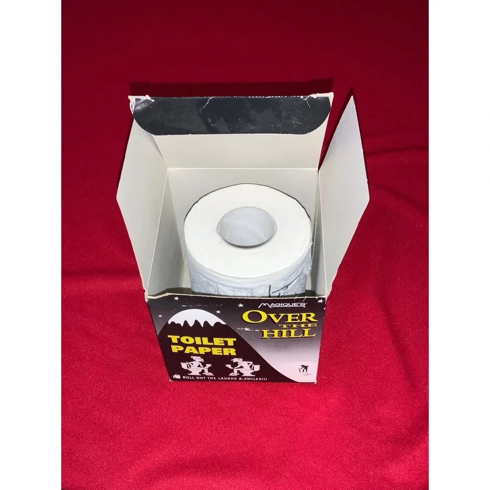 Gag gift Over the Hill‎ Toilet Paper Gag Gift Novelty Funny Birthday Humor